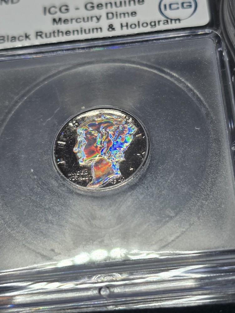 Mercury Dime Hologram