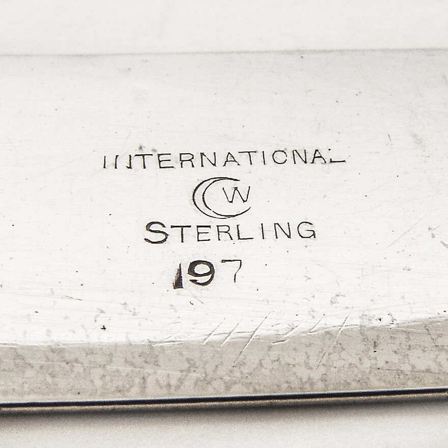 Helen Rectangle Napkin Ring Watrous Sterling Silver