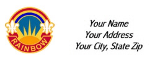 Address Labels - 42th Infantry