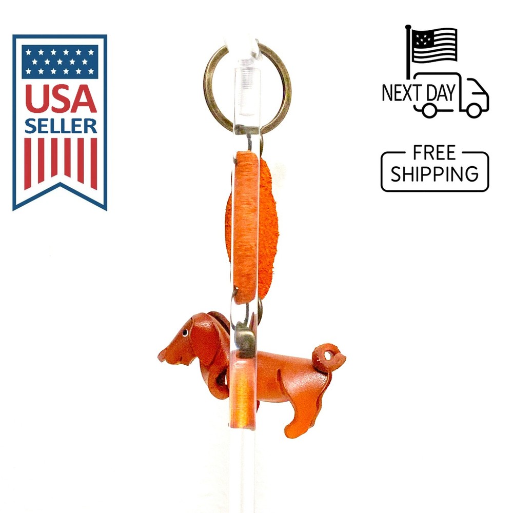 LABRADOR RETRIEVER Handmade Leather Keyring #2
