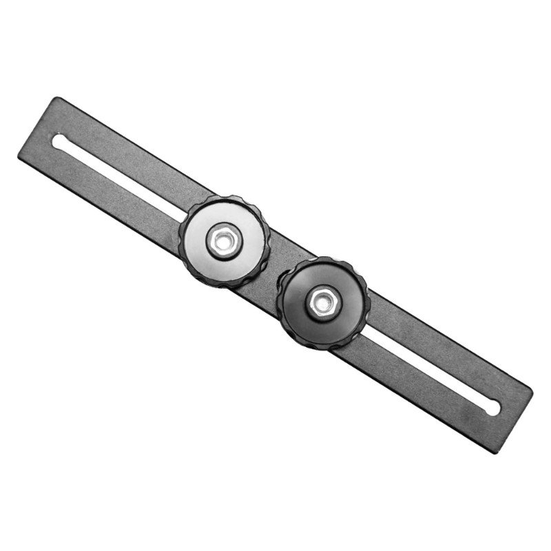 Double Flash Brackets 1/4in Screw Tripod Mount Bracket for DSLR Camera LED Light