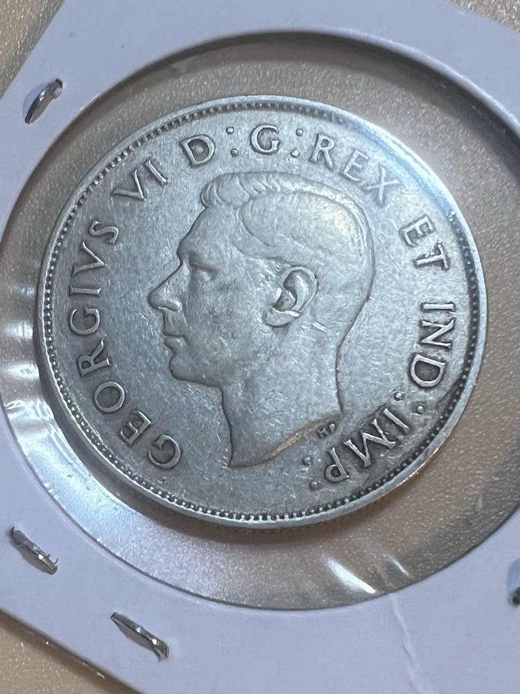 1938 Canada 50 Cent. Half Dollar Key Date