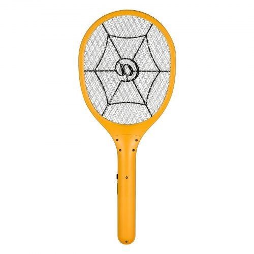 Electric Fly Swatter Zapper Racket with 3 Layers Mesh Powerful Fly Killer