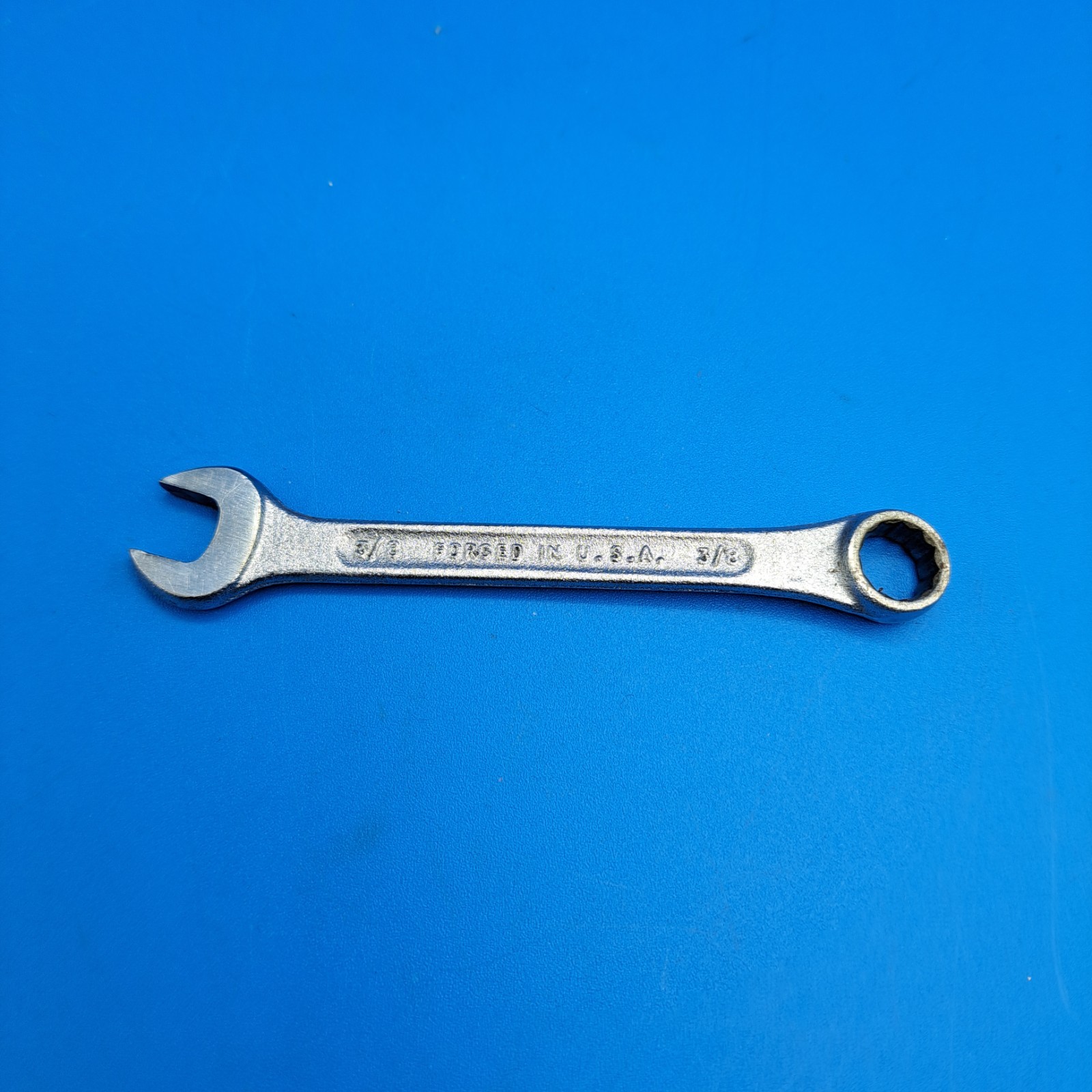 Vintage Dunlap 3/8" Combination Wrench, Forged in USA