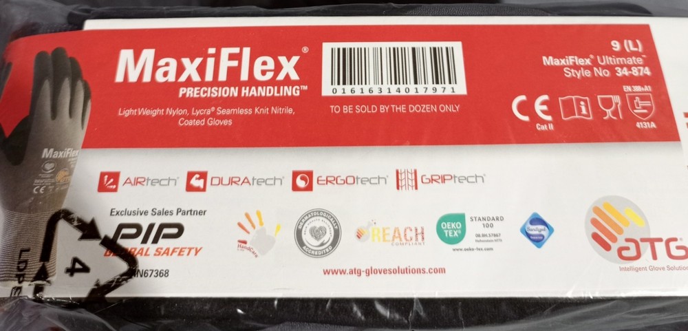 12 Pack Maxiflex 34-874 9 (L)
