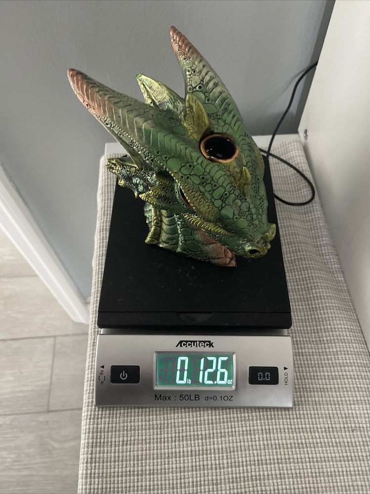 Mythological Green Dragonhead Backflow Cone Burner