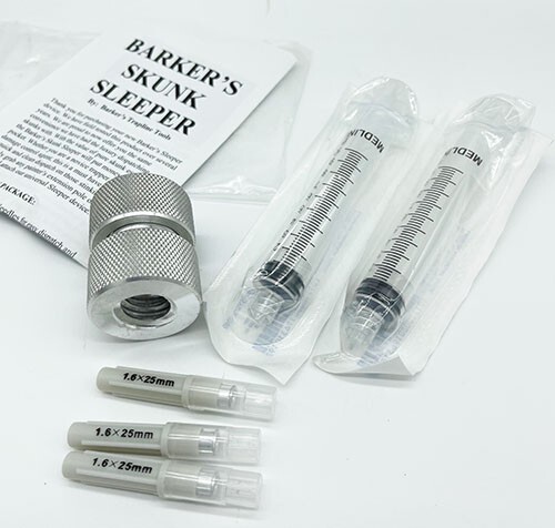 Barkers Skunk Sleeper Syringe - Kill Pole Euthanizing System Tool