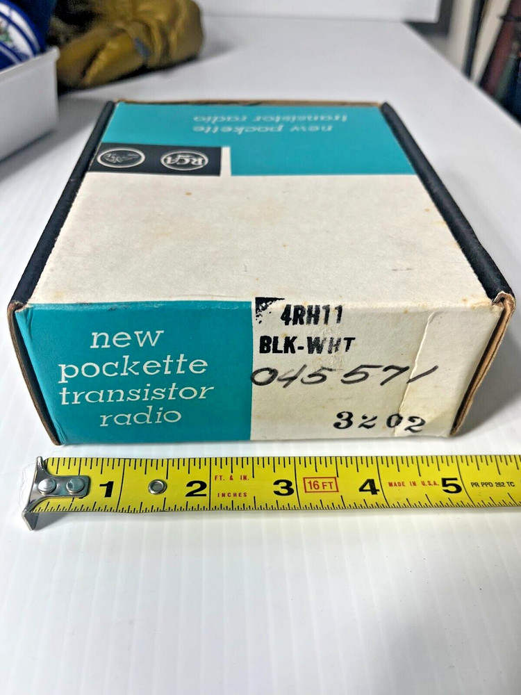RCA New Pockette Transistor Radio 4RH11 - Empty Box Only