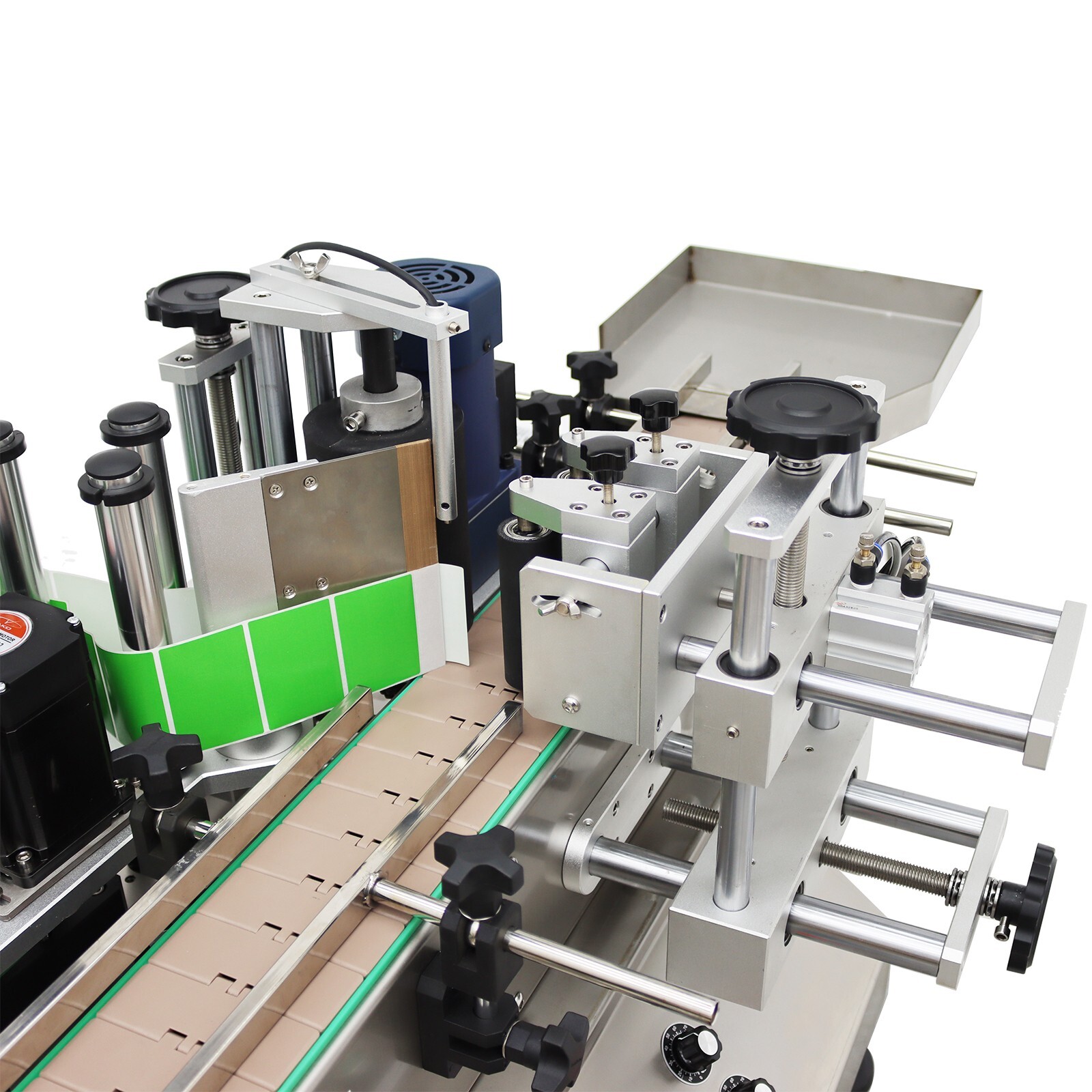 Automatic Round Bottle Labeling Machine Bottle/Can/Wine Labeler Full Label 110V