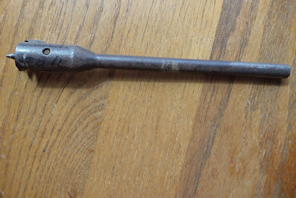 Two Vintage unbranded adjustable wood boring bit