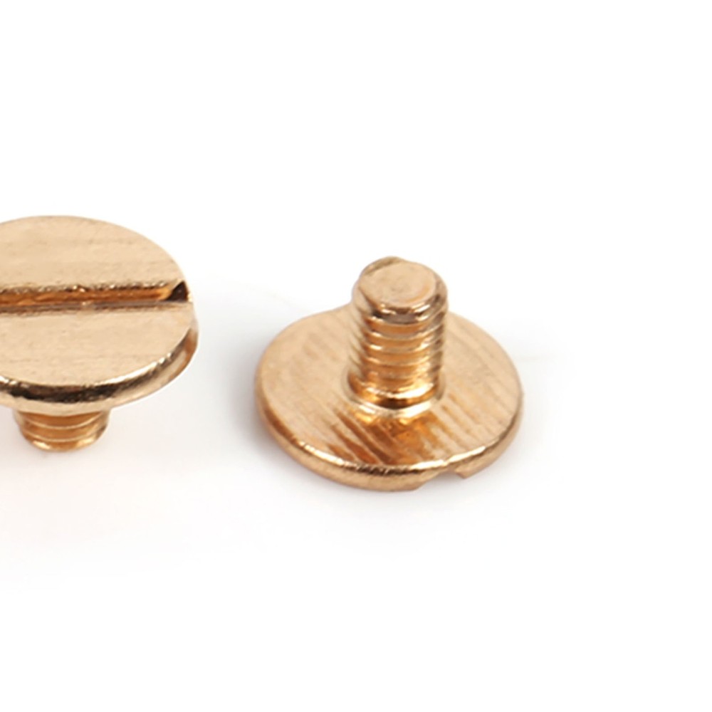 10sets Brass Button Stud Screw For Leather Rivet Belt DIY