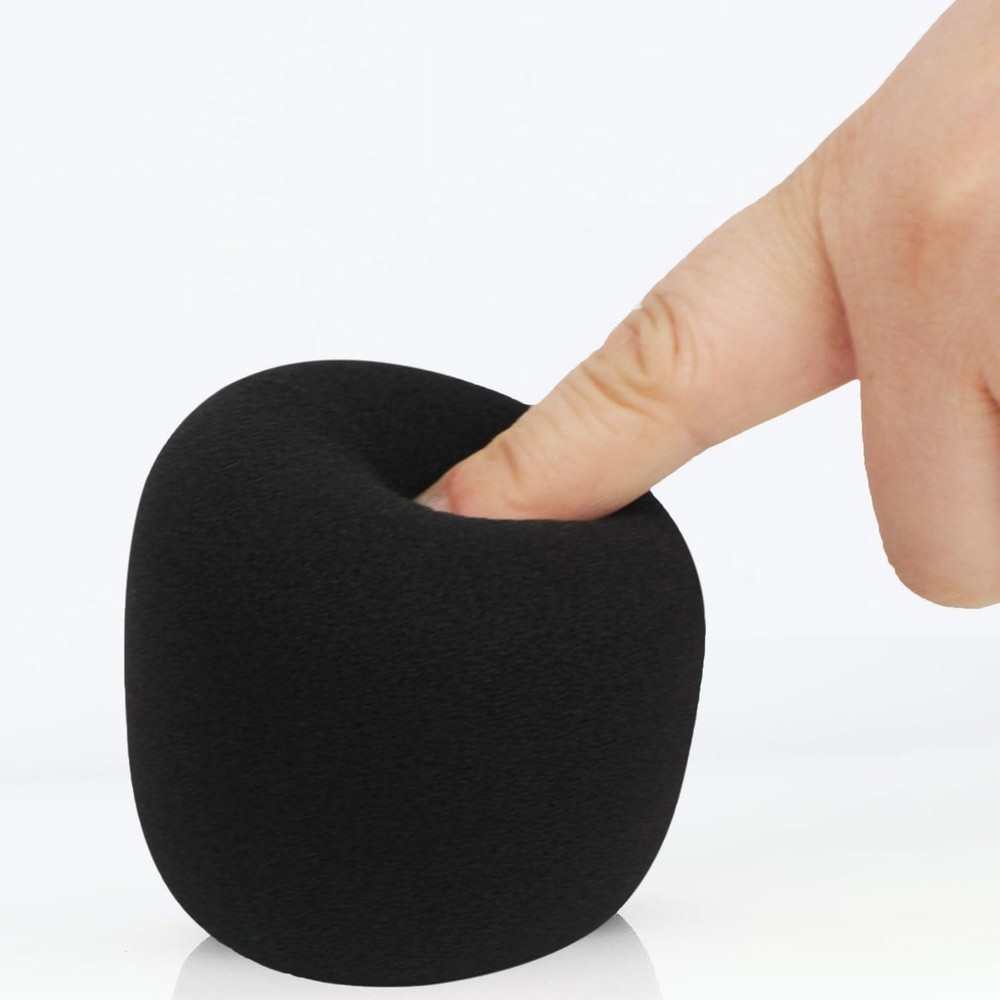 Washable 2-Pack Microphone Windscreen - Standard Fit for Optimal Comfort