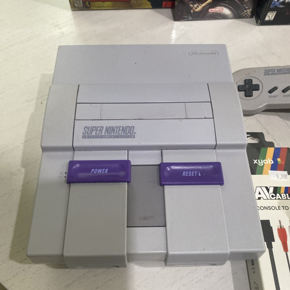 Rare Super Nintendo SNES Control Set Killer Instinct Variant Rare Sealed CD!!