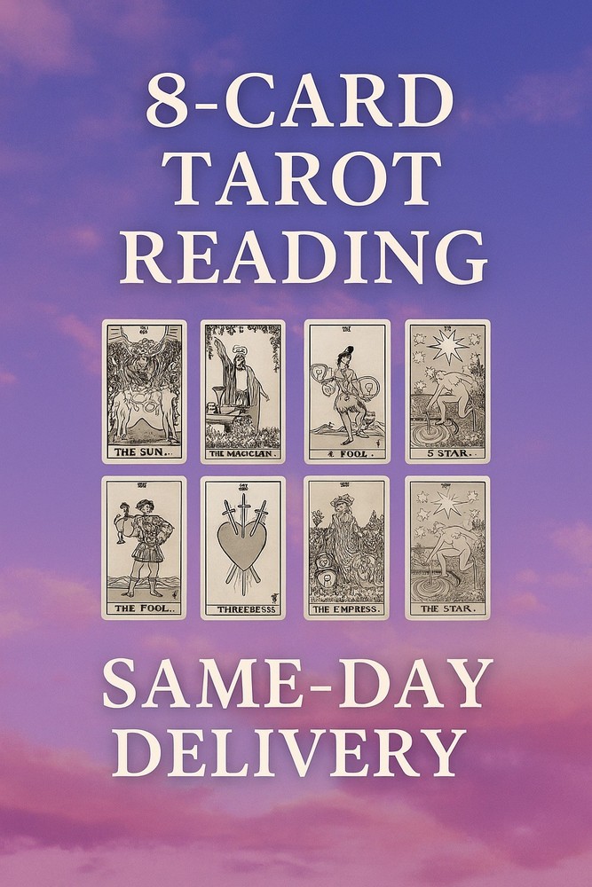 30 Card Pull Tarot Reading Will Be Delivered Within 1Hour /24hr Same Day