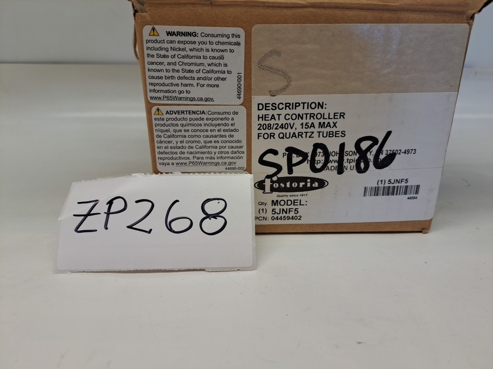 FOSTORIA VHC-15 Variable Heat Controller, 5JNF5 NEW *