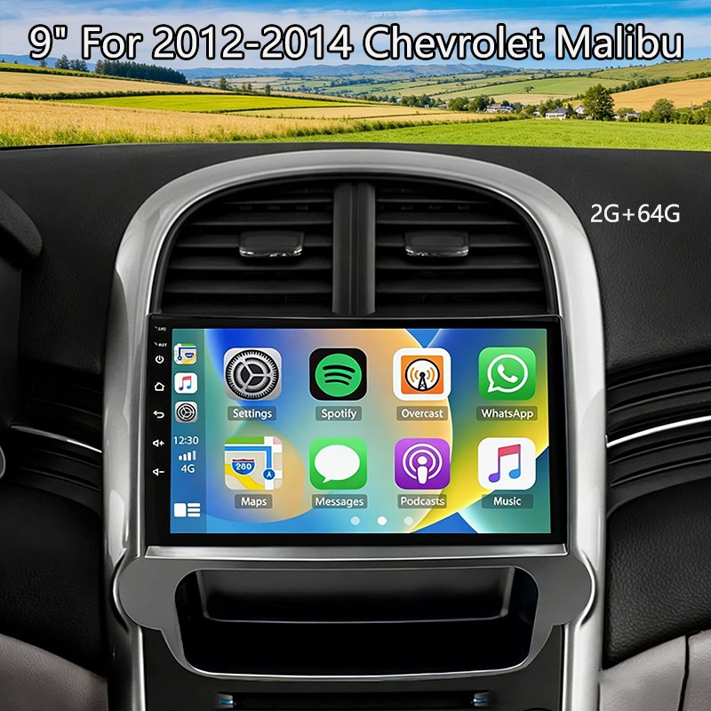 CarPlay For 2012-2014 Chevrolet Malibu Car Radio Stereo 2GB+64GB GPS Head Units