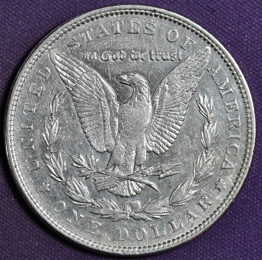 1892 Morgan Silver Dollar. AU. 196281