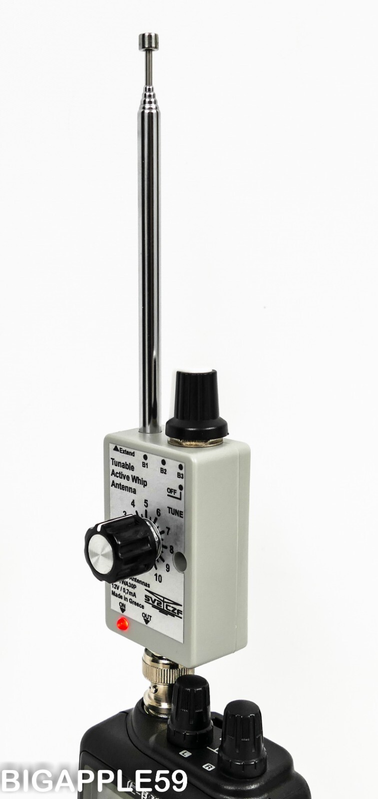 Active Whip Antenna 400 KHz - 30 MHz For Icom IC-R20 * AOR AR8200 *Alinco DJ-X11