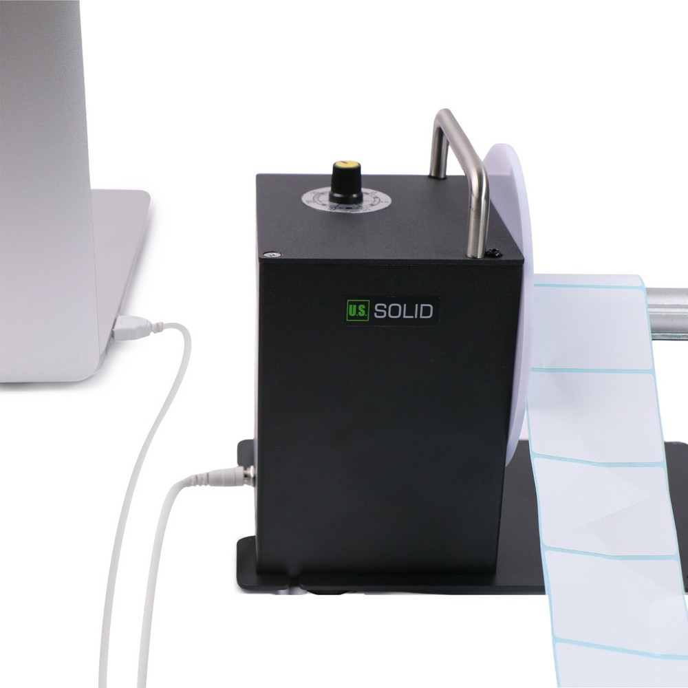 Automatic Label Rewinder Speed Adjustable Label Width 3.15" Core Holder 1" 1.5"