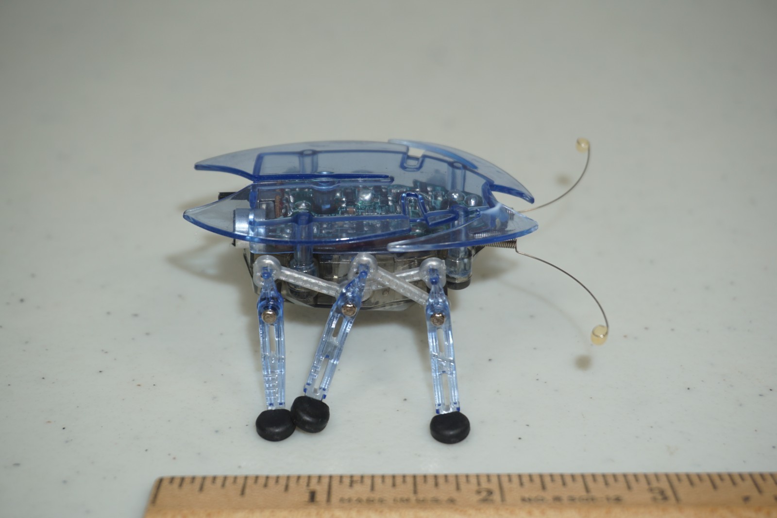 Hexbug Blue Beetle Robot Insect Toy & Purple Nano Bug Lot