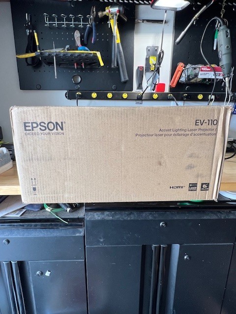 Epson LightScene EV-110 Laser Projector - White - OPEN BOX/UNUSED