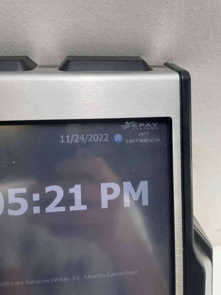 Blueforce T6-03-T Biometric Time Clock Black & Silver Touch Screen Ethernet USB