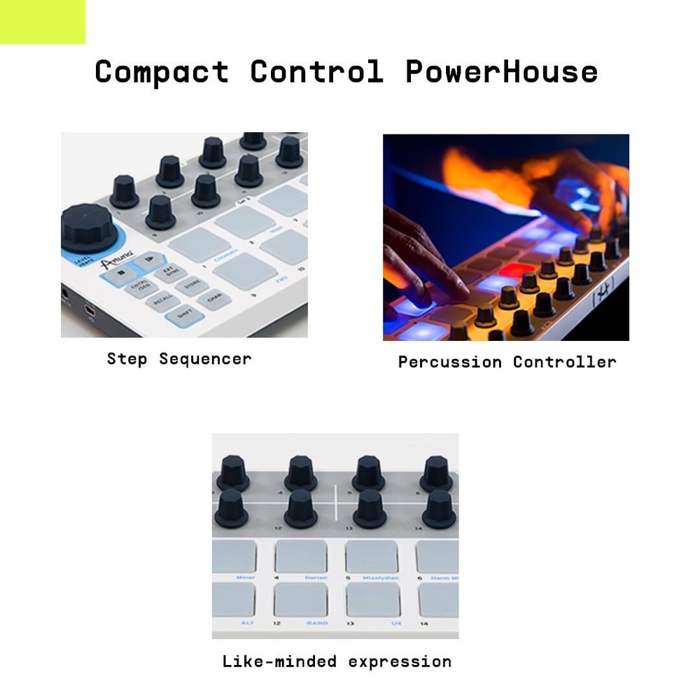 Arturia - BeatStep - Compact MIDI Controller & Sequencer with Creative Softw...