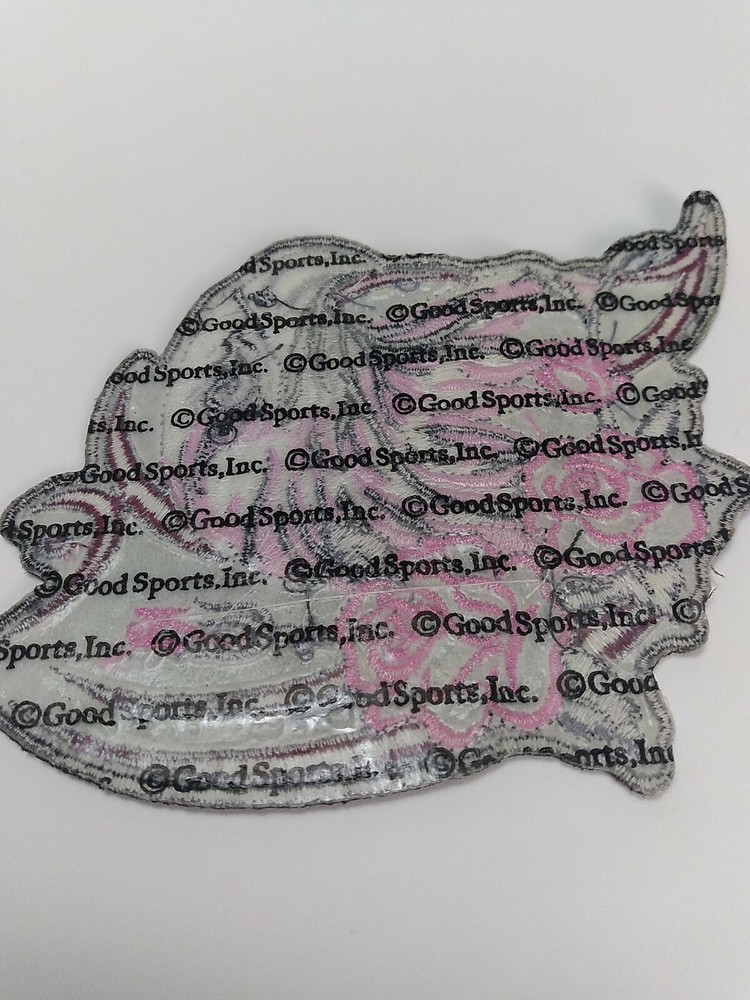 LADIES GLITTER EAGLE PINK ROSES EMBROIDERED Iron On PATCH