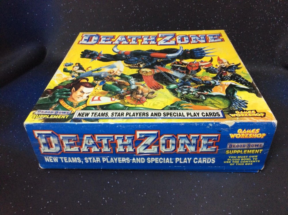 GAMES WORKSHOP BLOOD BOWL DEATH ZONE *COMPLETE + EXTRAS!