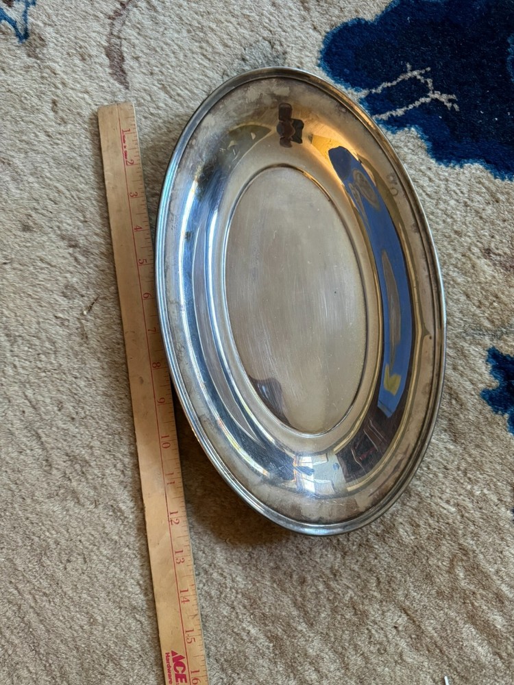 Vintage Gotham E.P. YC429 Oval Silver plate Candy / Fruit / Bread Dish Tray 13"L