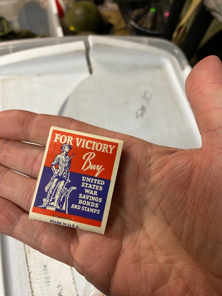 ORIGINAL WWII US ARMY GI PERSONAL ITEMS MATCHSTICK BOOKLET-NOS UNISSUED,