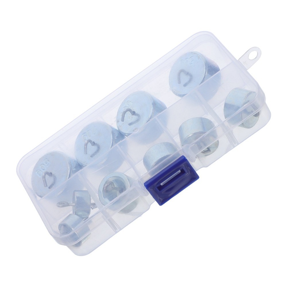 Hook Weights Physics Metal Calibration Mass for Lab Chrome-plated with Case