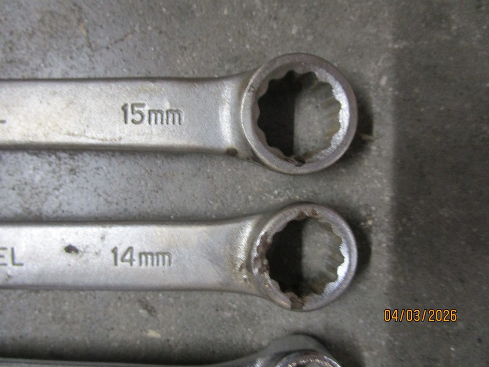 5PC Husky Metric Combination Wrench Set