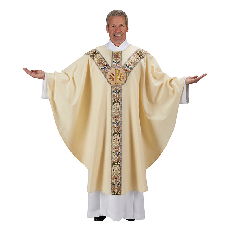 Coronation Gold Semi-Gothic Chasuble