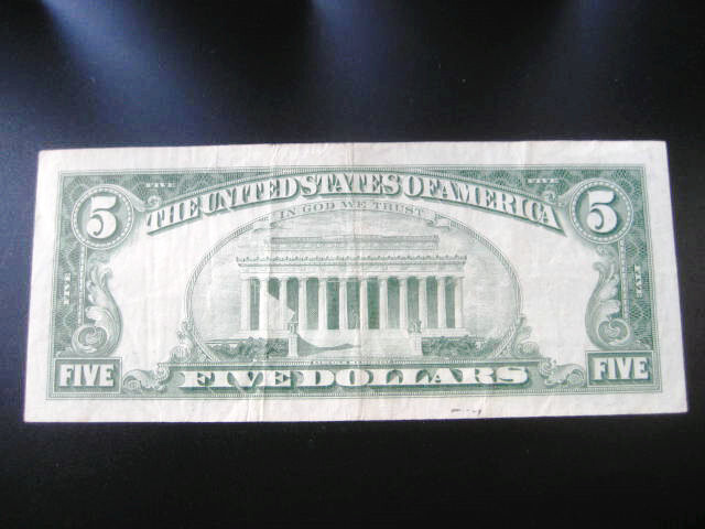 $5 1963 UNITED STATES NOTE CHOICE VF NOTE
