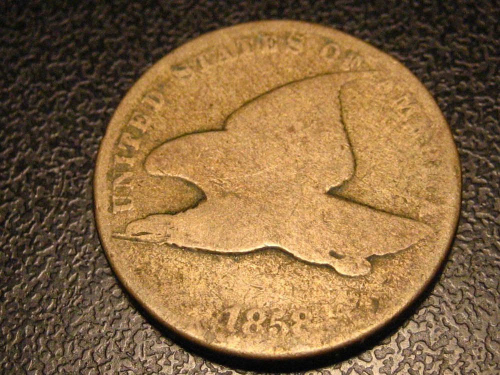 1858 Small Letters Flying Eagle Cent