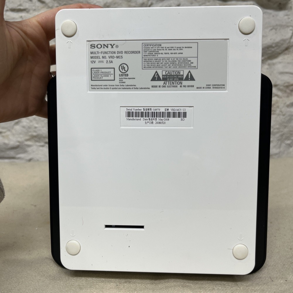 Sony DVD Recorder VRD-MC5 Multi-Function Bundle DVD-R Tested