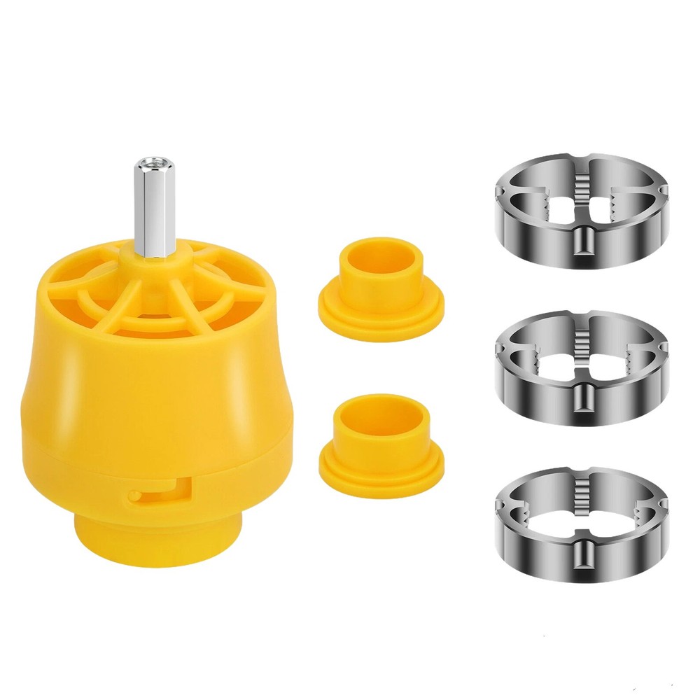 PVC Thread Maker Tool with 3 Dies for Electric Drill Precision Threading Tool