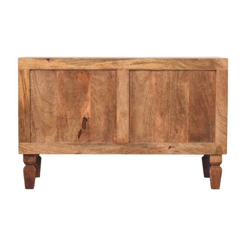 Arno Golden Teak Shoe Storage Bench