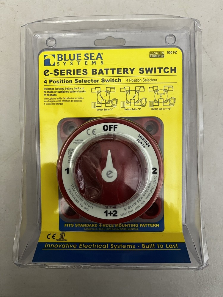 Blue Sea 9001E E-Series Battery Switch