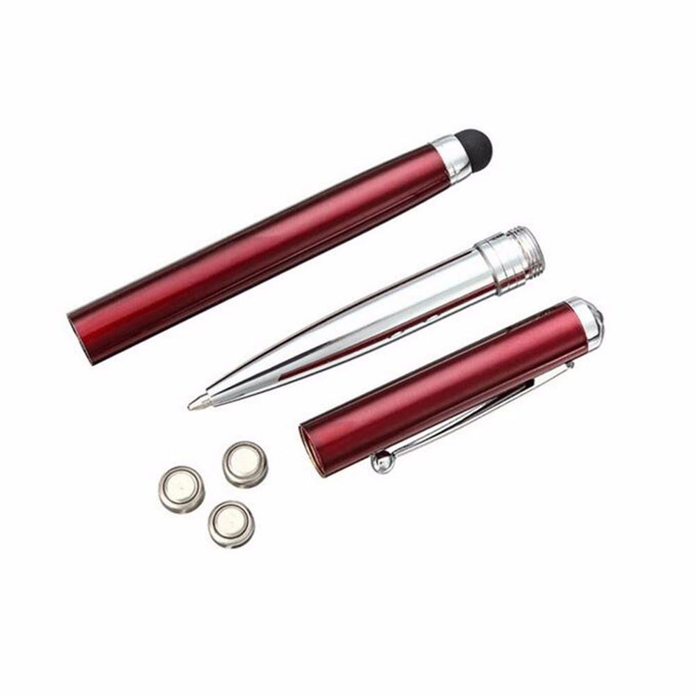🎁🎄4-in-1 Laser Pointer + LED Light + Write Pen + Stylus for Phone / Tablet