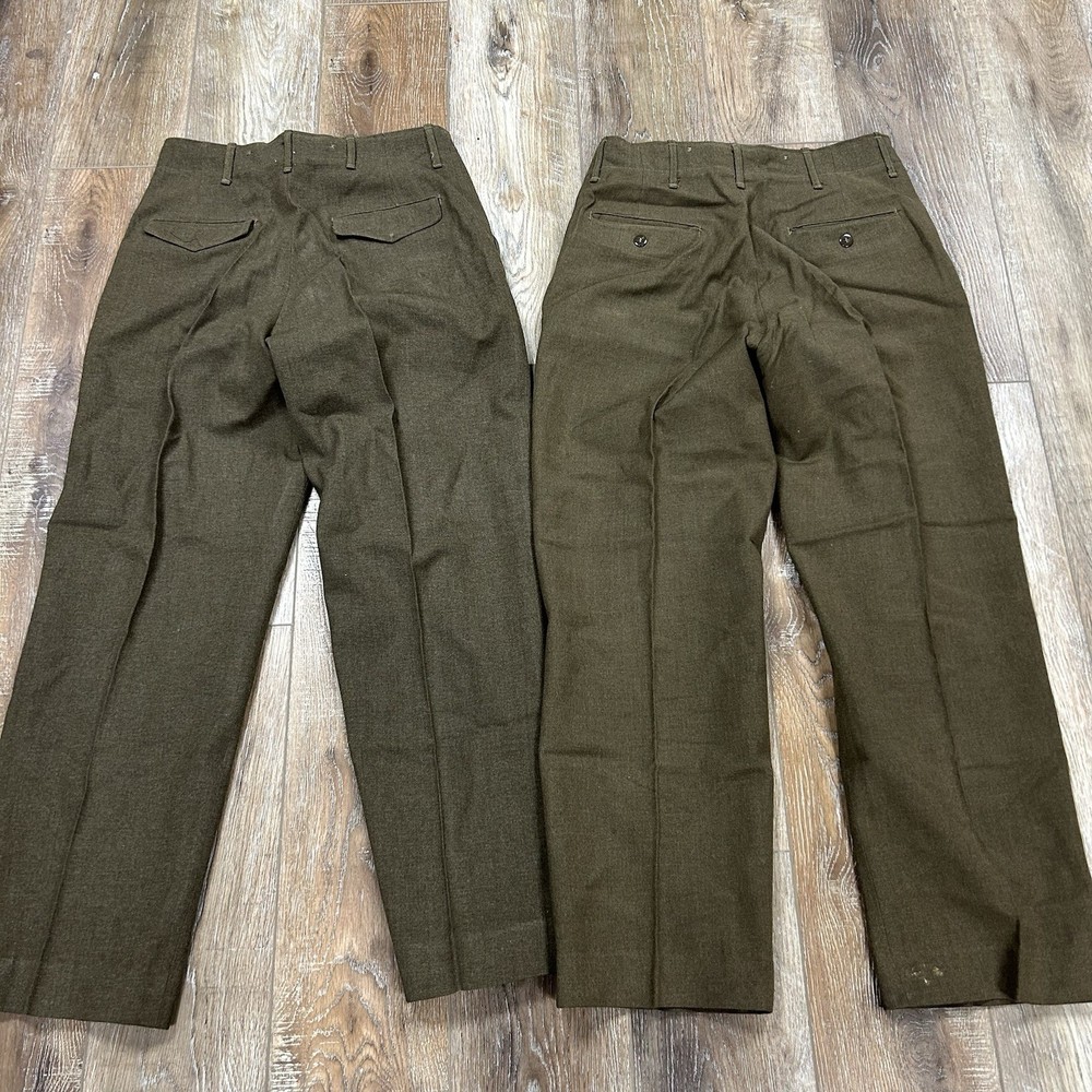 WWII - Korean War Era U.S. Army Personal Effects Duffle Bag Uniform Ike Jacket