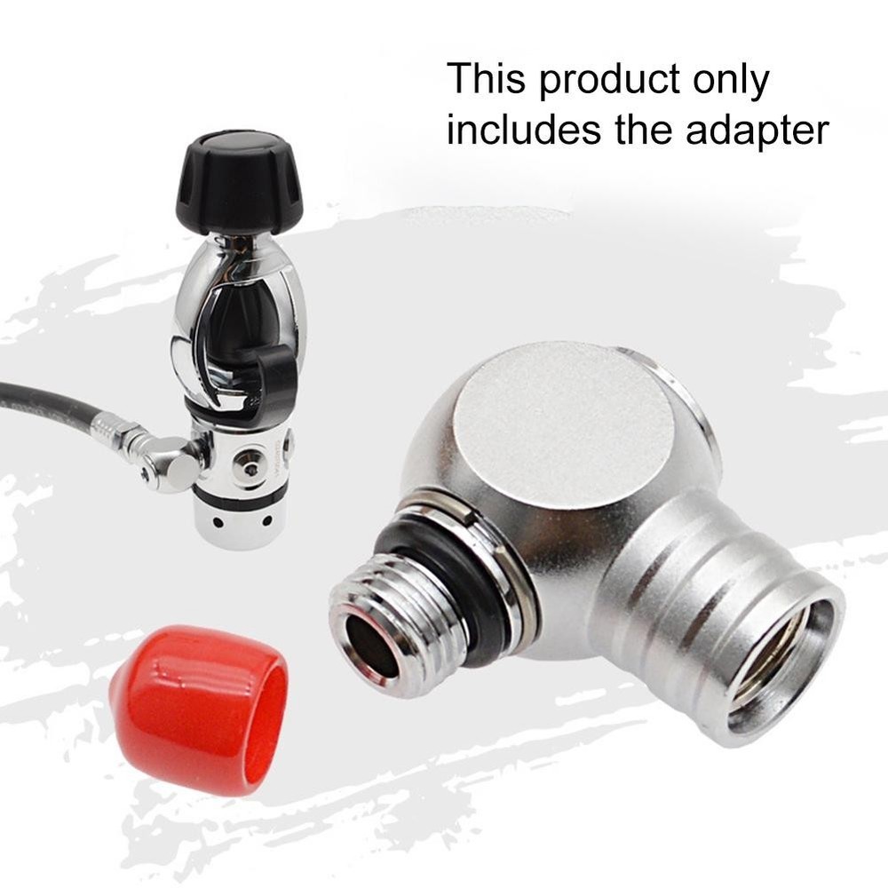 Diving Low Pressure Hose Adapter Connector 3/8 24inch Thread Specification