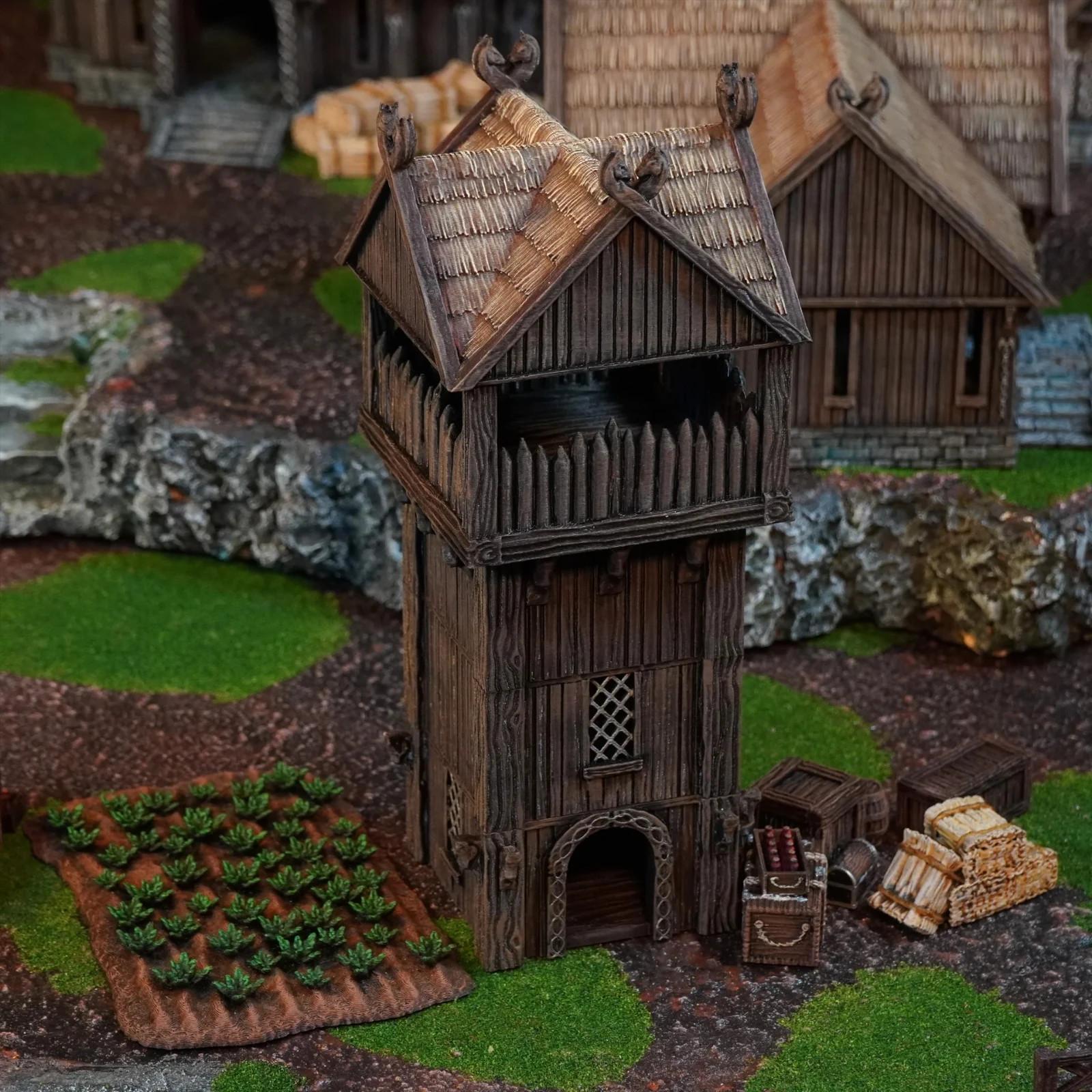 Watchtower  Kingdom of Saxonia-Rohan 28mm Tabletop Terrain LOTR Middle Earth