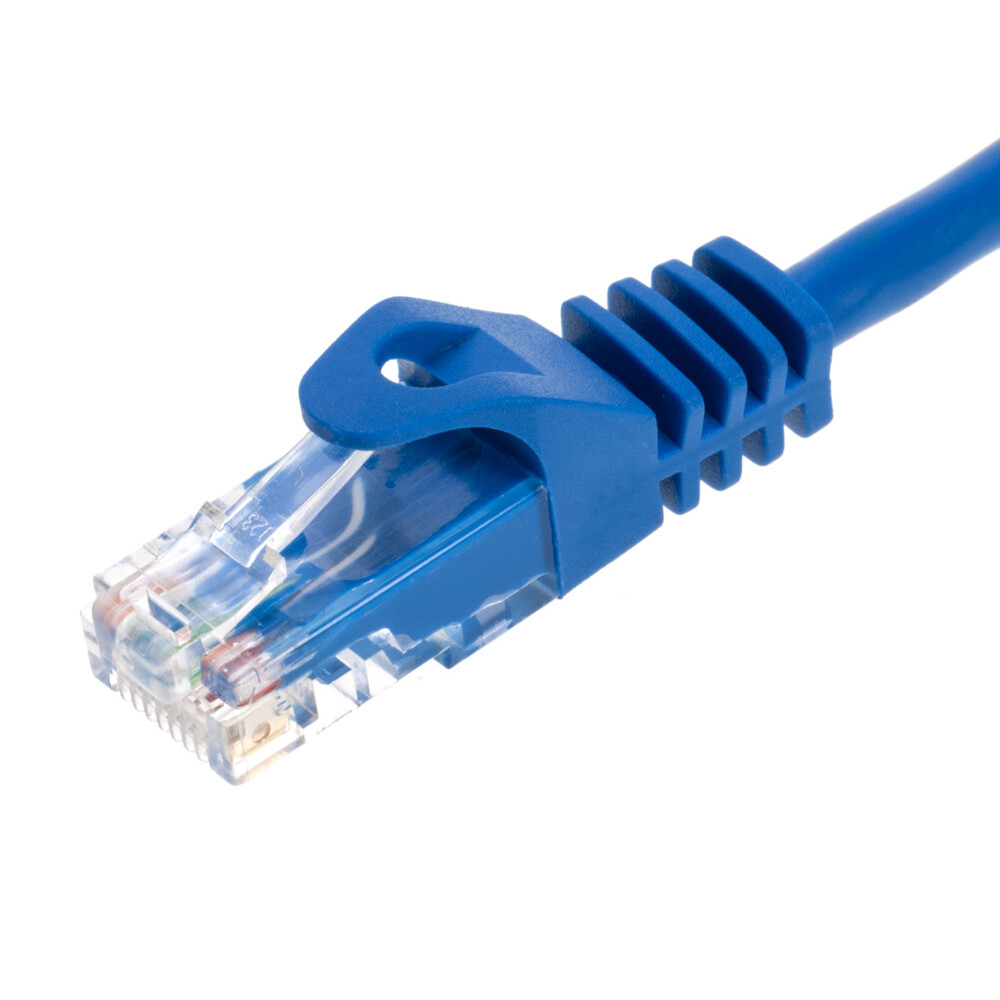 CAT6e/CAT6 Ethernet LAN Network RJ45 Patch Cable Blue 1.5FT- 20FT Multipack LOT