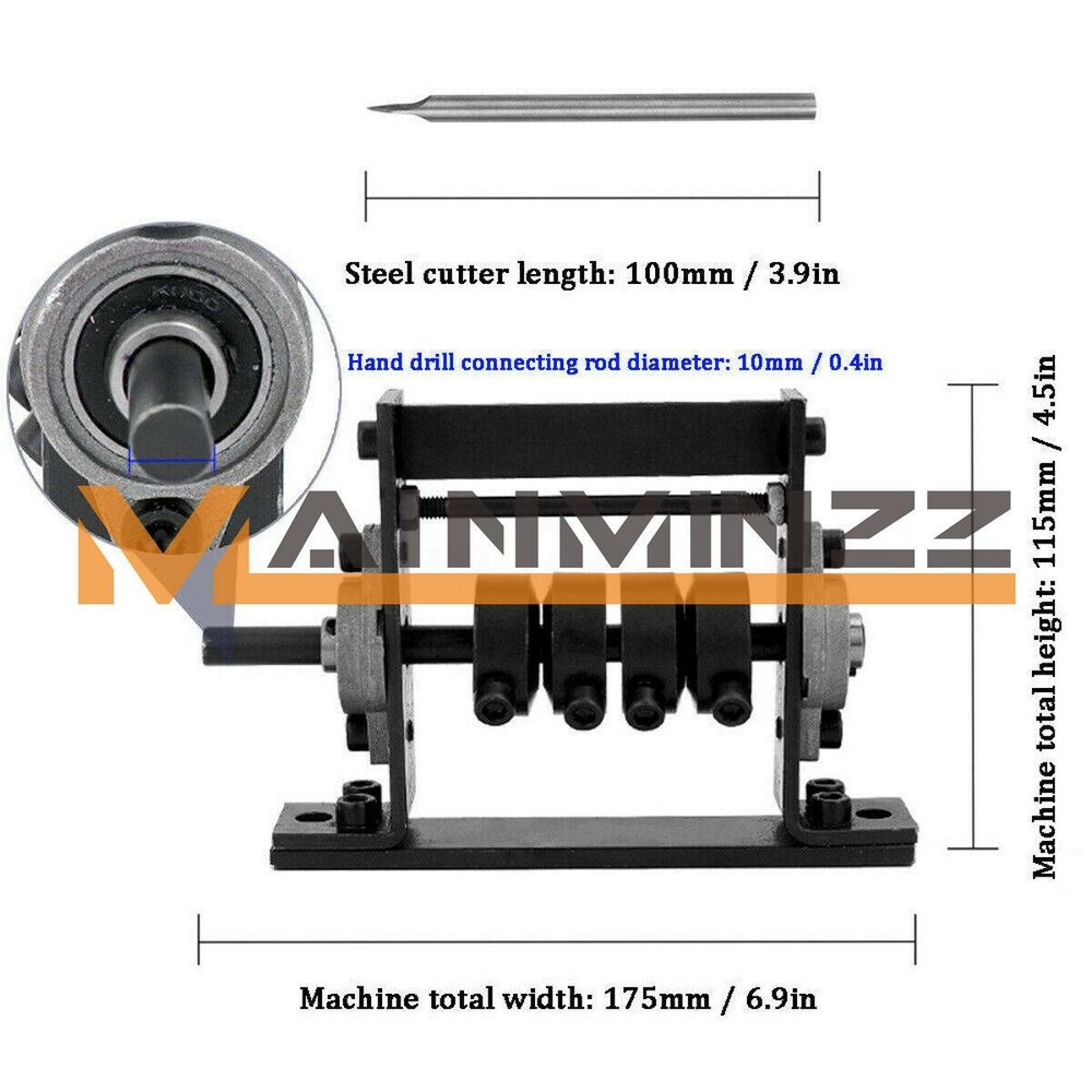 Manual Copper Wire Stripping Machine Scrap Cable Peeling Stripper Fixture 1-30mm