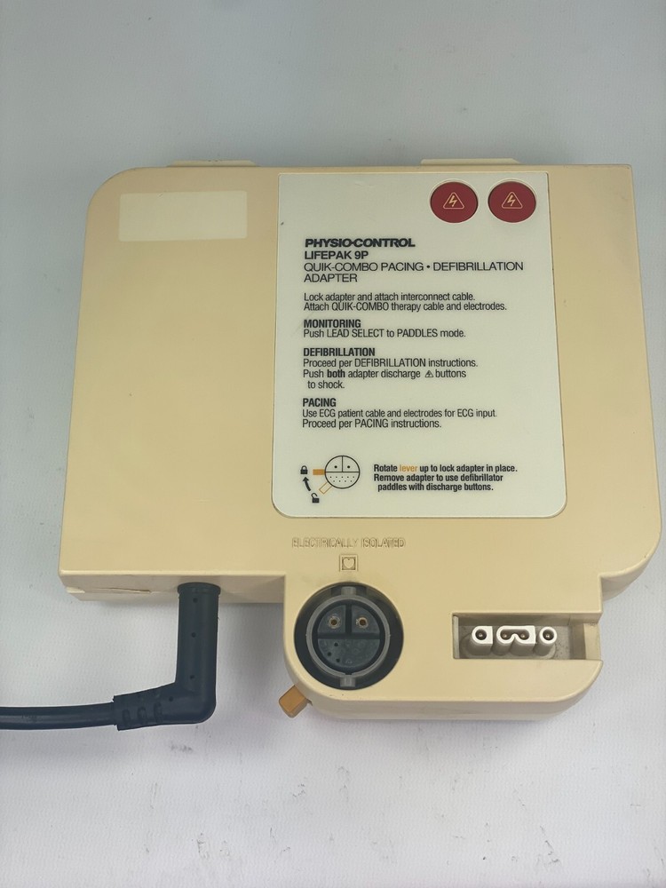 Physio-Control LifePak 9P Quick-Combo Pacing Defibrillation Adapter