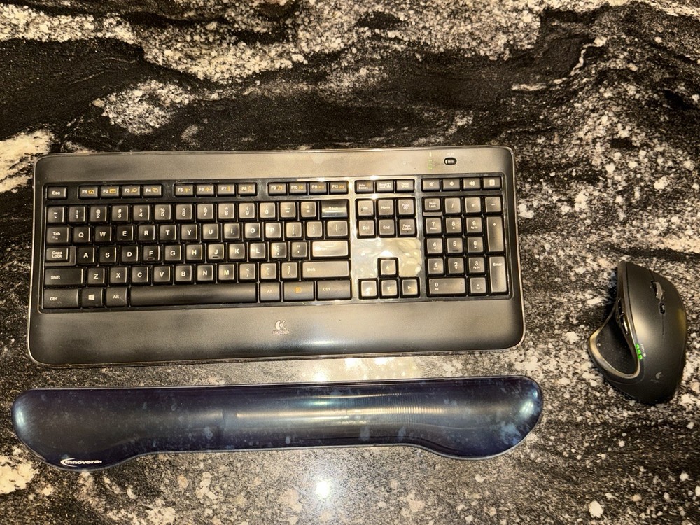 Logitech K800 wireless keyboard and mouse