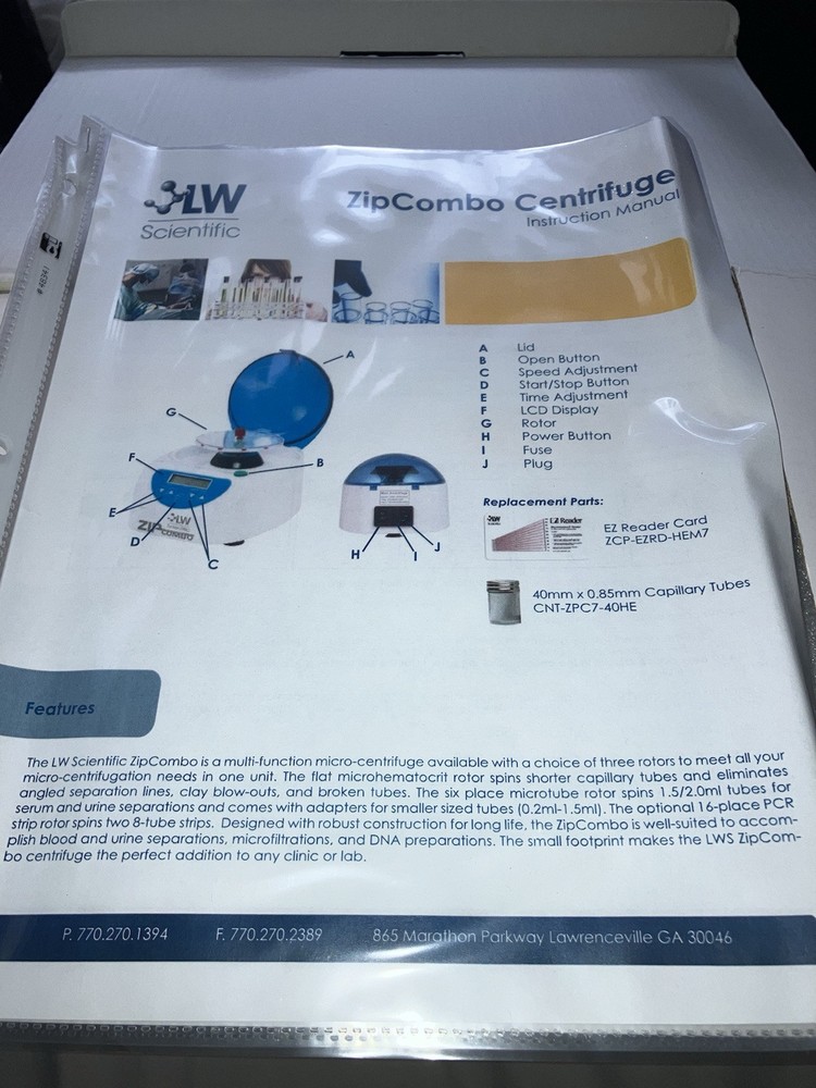 Zipcombo Centrifuge