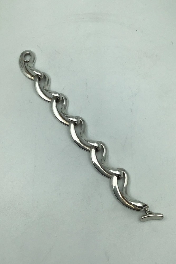 Georg Jensen Sterling Silver Bangle No 452 Infinity